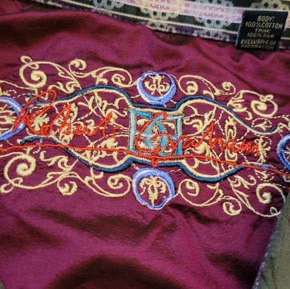 Robert Graham Men's 3XL Long Sleeve Button Down Collared Shirt Flip Cuff Stripes - Picture 2 of 12